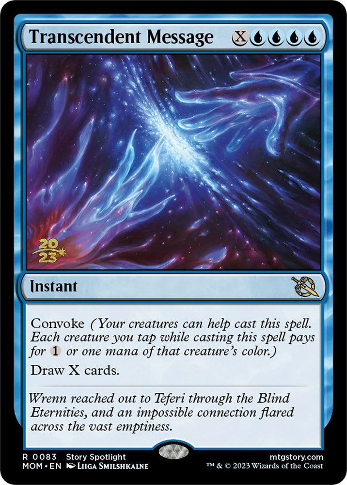 Image for Transcendent Message (83) [Prerelease Cards] - Magic: The Gathering