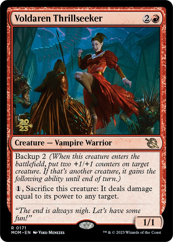 Image for Voldaren Thrillseeker (171) [Prerelease Cards] - Magic: The Gathering