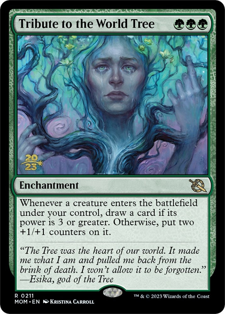 Image for Tribute to the World Tree (211) [Prerelease Cards] - Magic: The Gathering