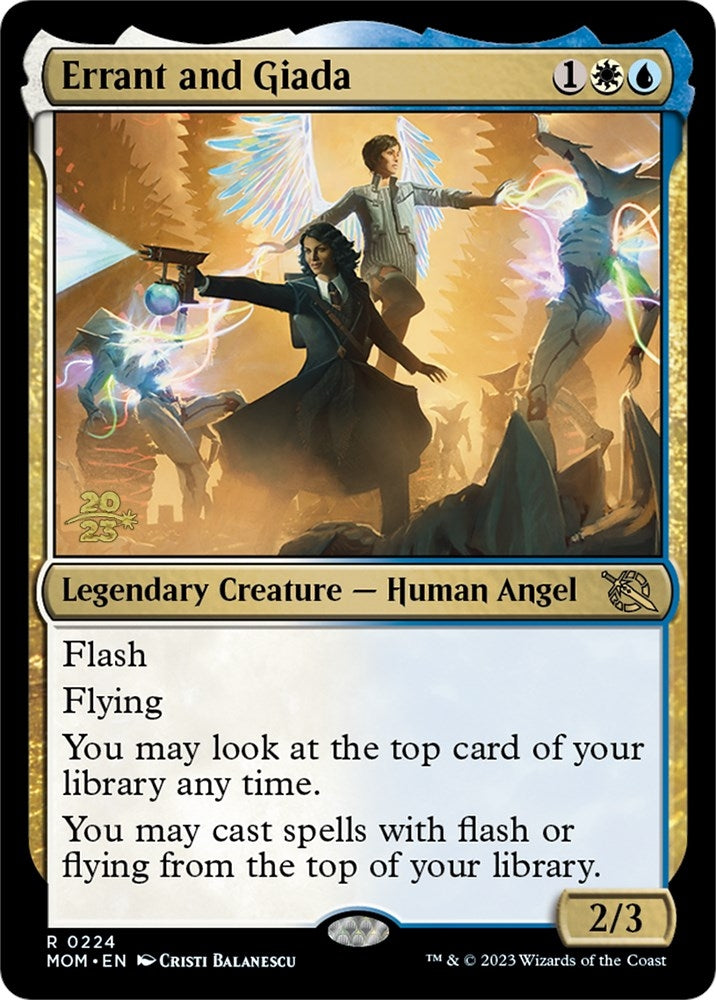Image for Errant and Giada (224) [Prerelease Cards] - Magic: The Gathering