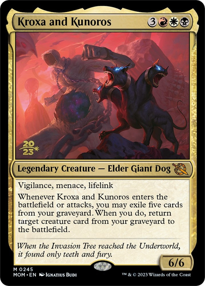 Image for Kroxa and Kunoros (245) [Prerelease Cards] - Magic: The Gathering