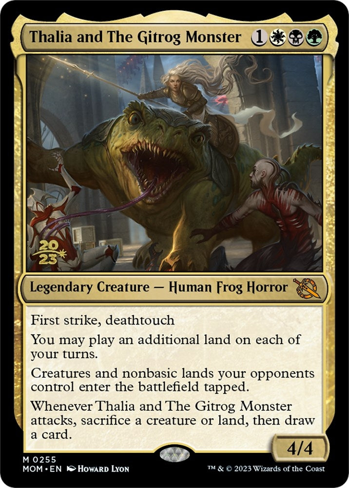 Image for Thalia and The Gitrog Monster (255) [Prerelease Cards] - Magic: The Gathering