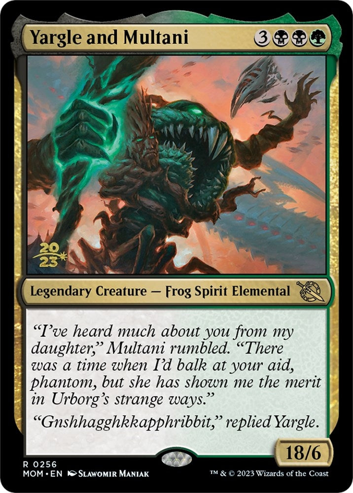 Image for Yargle and Multani (256) [Prerelease Cards] - Magic: The Gathering