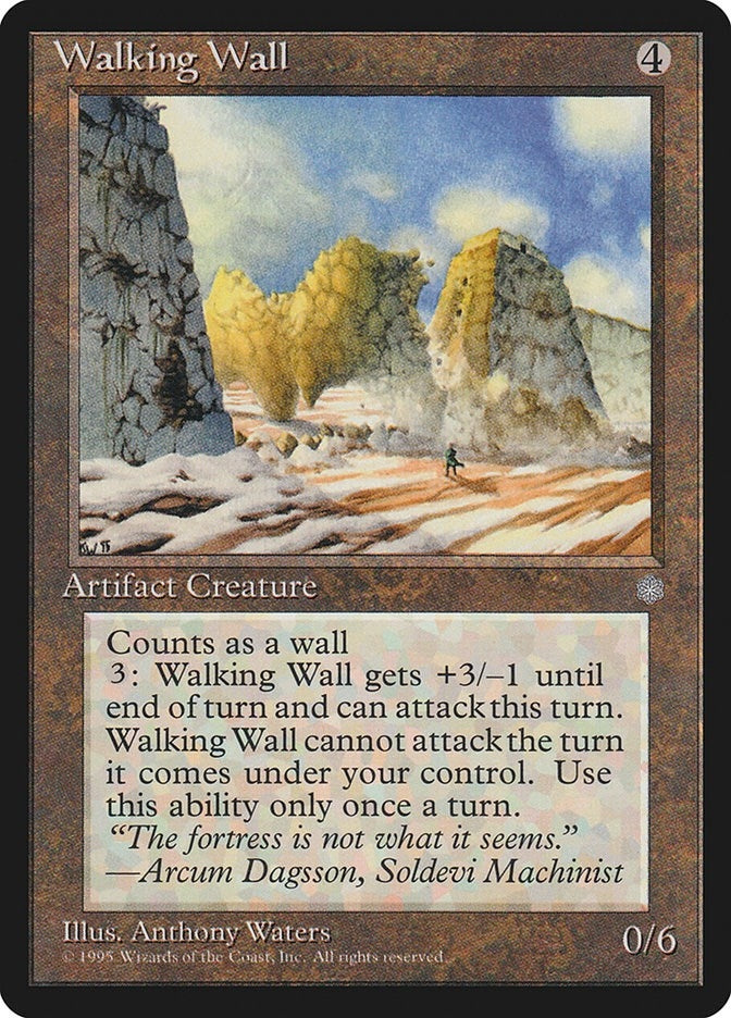 Image for Walking Wall [Ice Age] - Magic: The Gathering