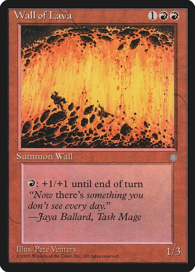 Image for Wall of Lava [Ice Age] - Magic: The Gathering