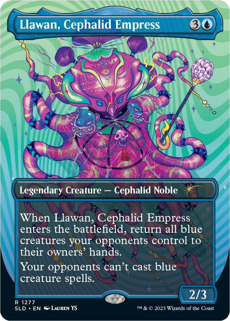 Image for Llawan, Cephalid Empress (1277) [Secret Lair Drop Series] - Magic: The Gathering