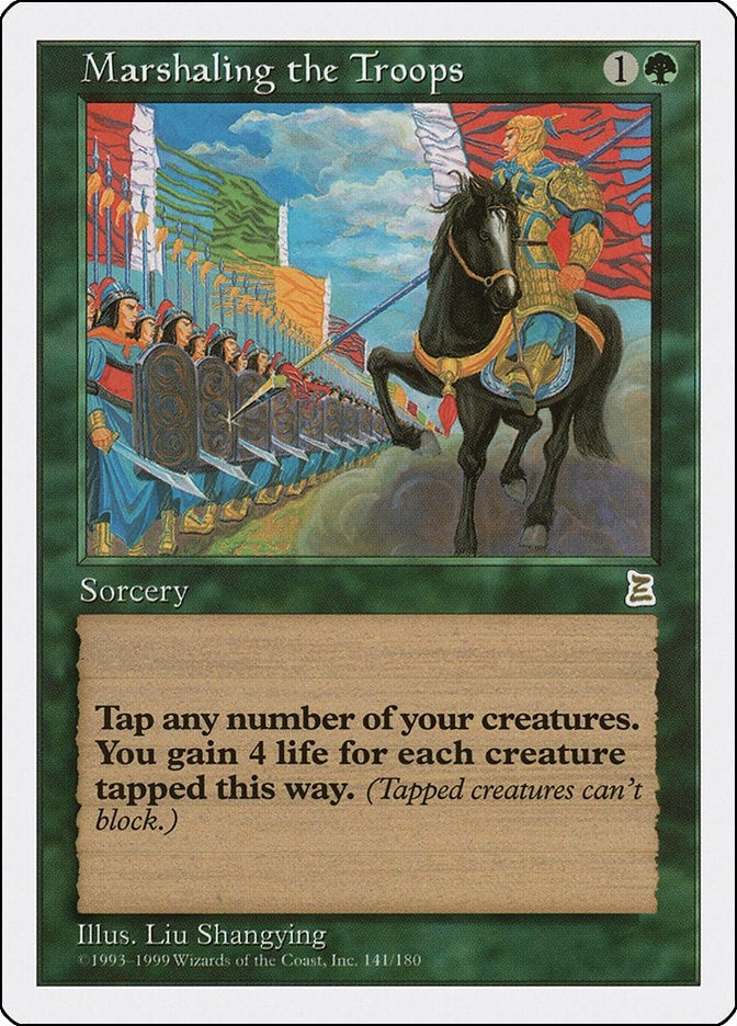Image for Marshaling the Troops (141) [Portal Three Kingdoms] - Magic: The Gathering