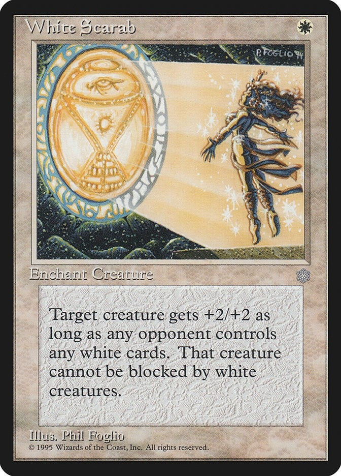 Image for White Scarab [Ice Age] - Magic: The Gathering