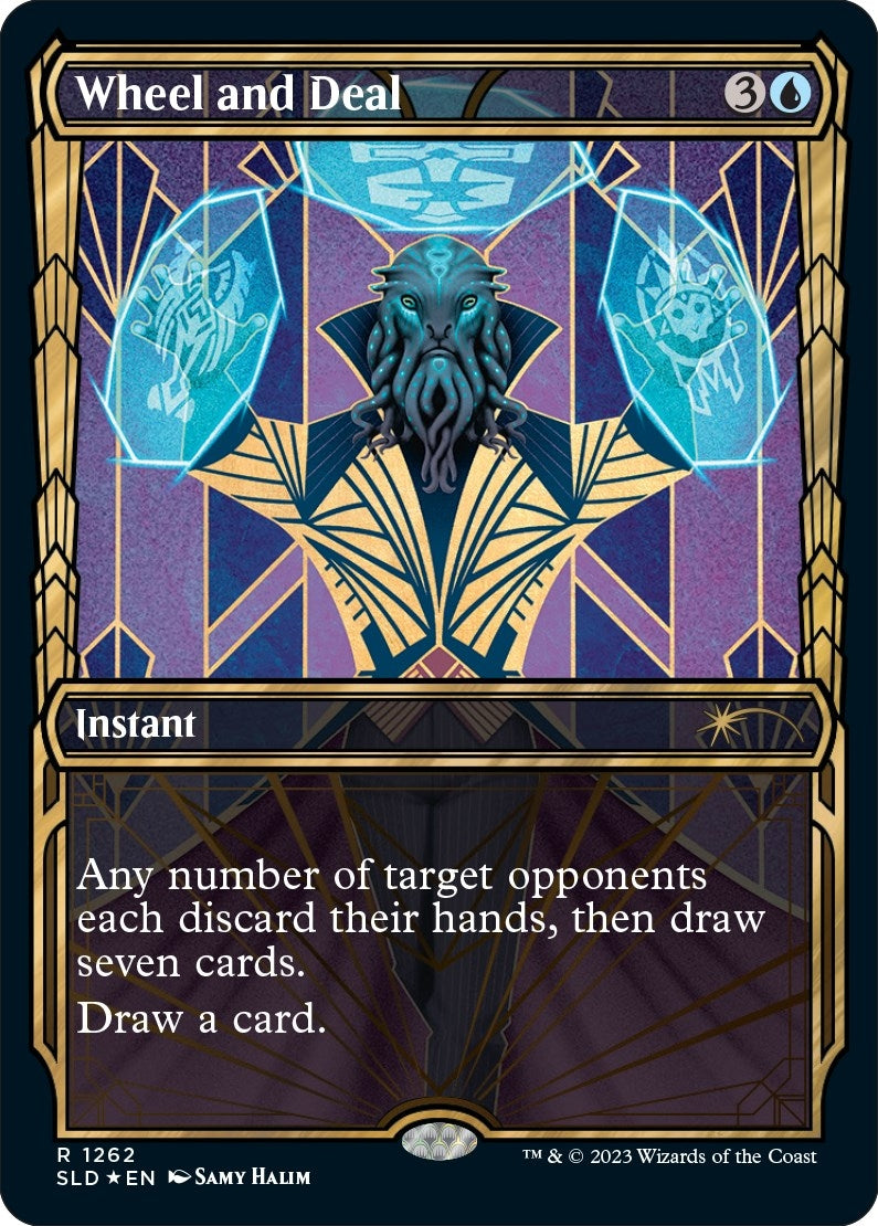 Image for Wheel and Deal (Halo Foil) (1262) [Secret Lair Drop Series] - Magic: The Gathering