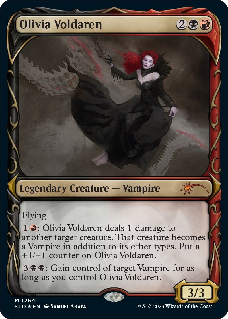 Image for Olivia Voldaren (Halo Foil) (1264) [Secret Lair Drop Series] - Magic: The Gathering