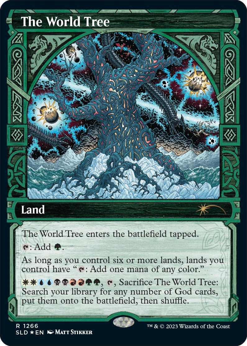 Image for The World Tree (Halo Foil) (1266) [Secret Lair Drop Series] - Magic: The Gathering
