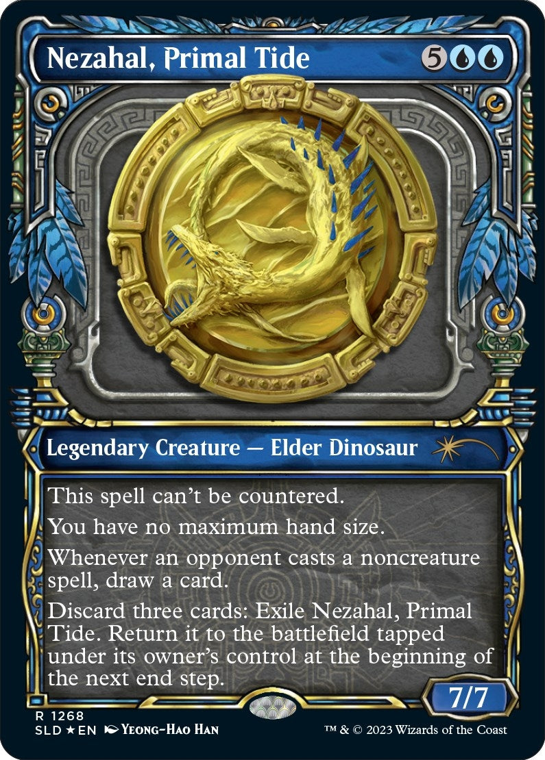 Image for Nezahal, Primal Tide (Halo Foil) (1268) [Secret Lair Drop Series] - Magic: The Gathering
