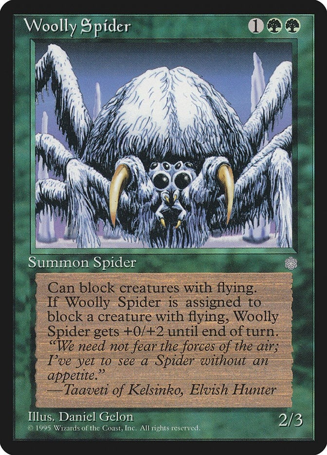 Image for Woolly Spider [Ice Age] - Magic: The Gathering