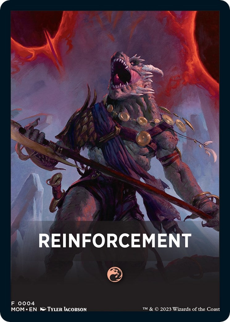 Image for Reinforcement Theme Card (4) [March of the Machine] - Magic: The Gathering