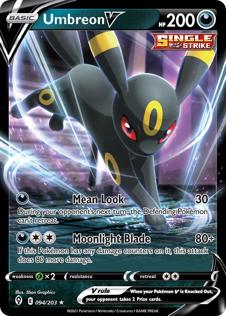Image for Umbreon V - 094/203 (Non-Holo) (094/203) [Deck Exclusives] - Pokemon