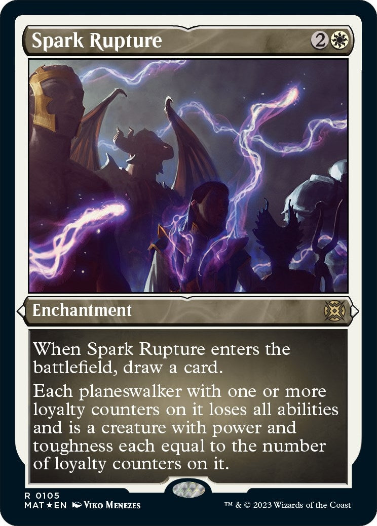 Image for Spark Rupture (Foil Etched) (105) [March of the Machine: The Aftermath] - Magic: The Gathering