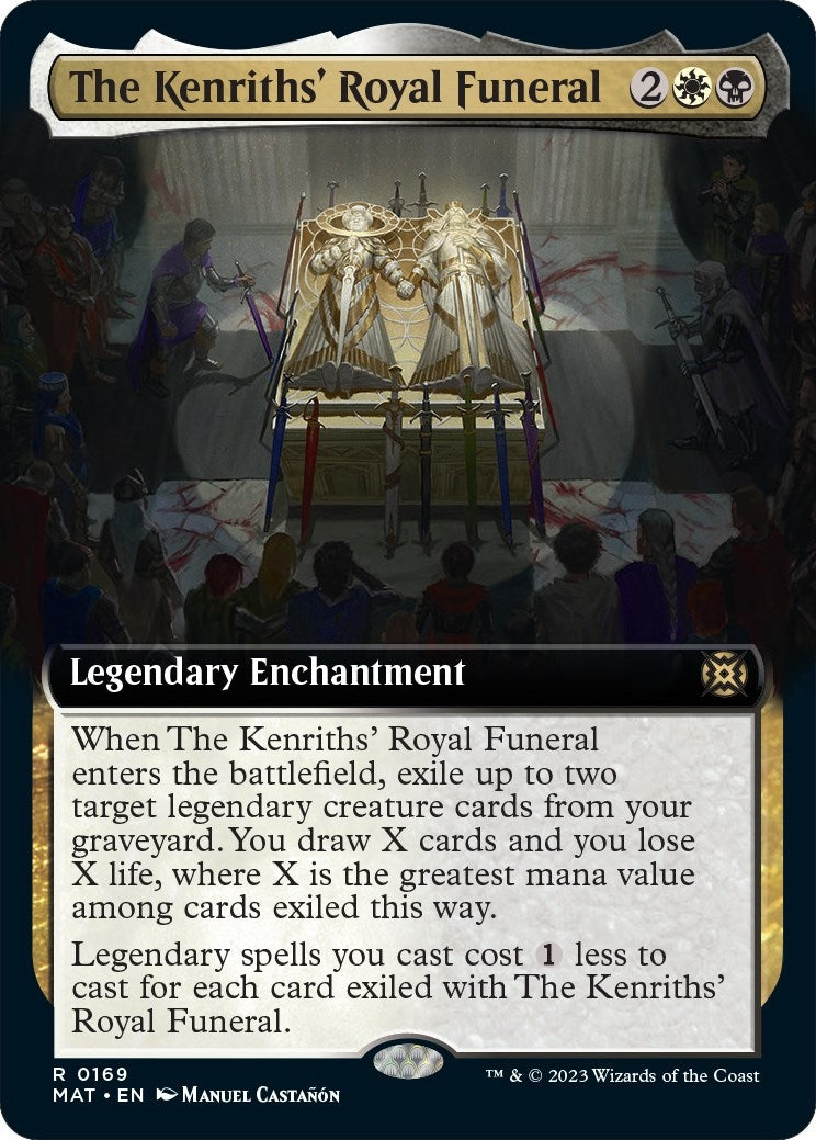 Image for The Kenriths' Royal Funeral (Extended Art) (169) [March of the Machine: The Aftermath] - Magic: The Gathering