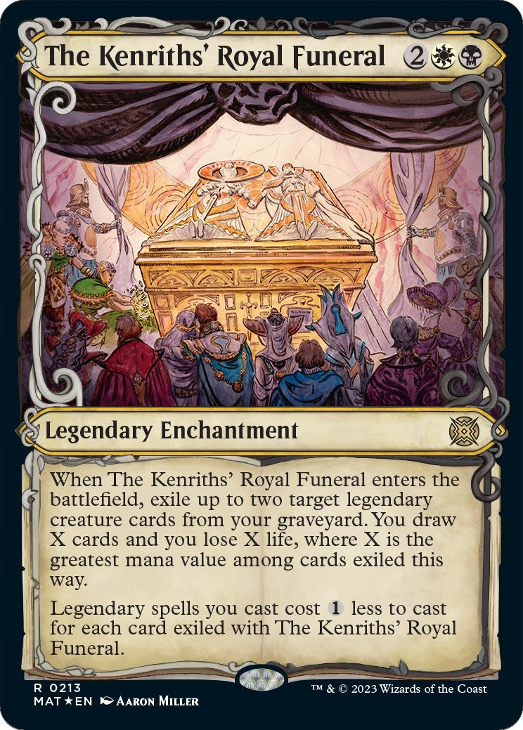 Image for The Kenriths' Royal Funeral (Halo Foil) (213) [March of the Machine: The Aftermath] - Magic: The Gathering