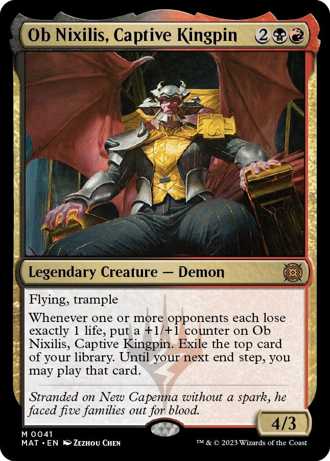 Image for Ob Nixilis, Captive Kingpin (41) [March of the Machine: The Aftermath] - Magic: The Gathering