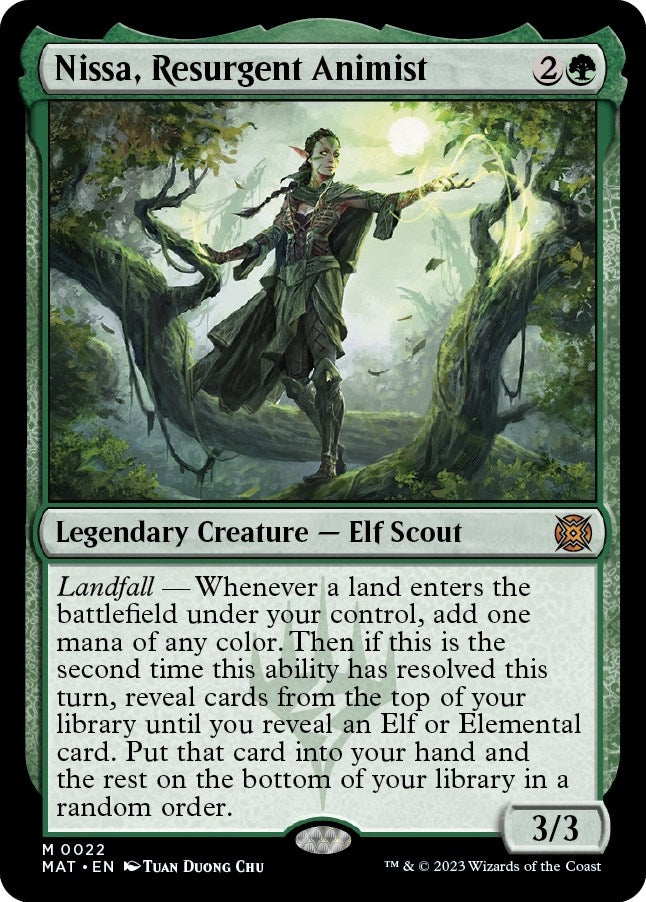 Image for Nissa, Resurgent Animist (22) [March of the Machine: The Aftermath] - Magic: The Gathering