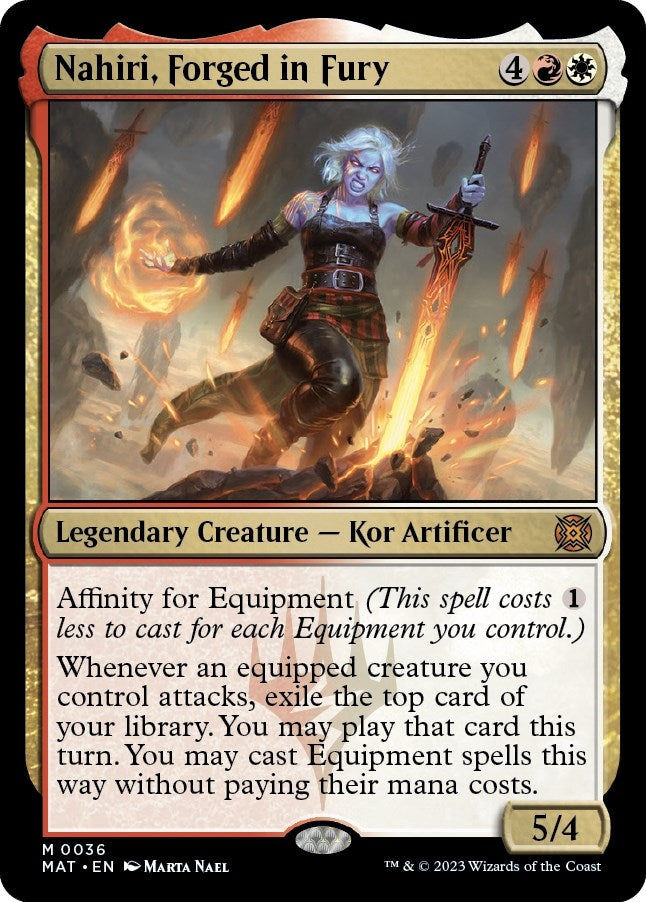 Image for Nahiri, Forged in Fury (36) [March of the Machine: The Aftermath] - Magic: The Gathering