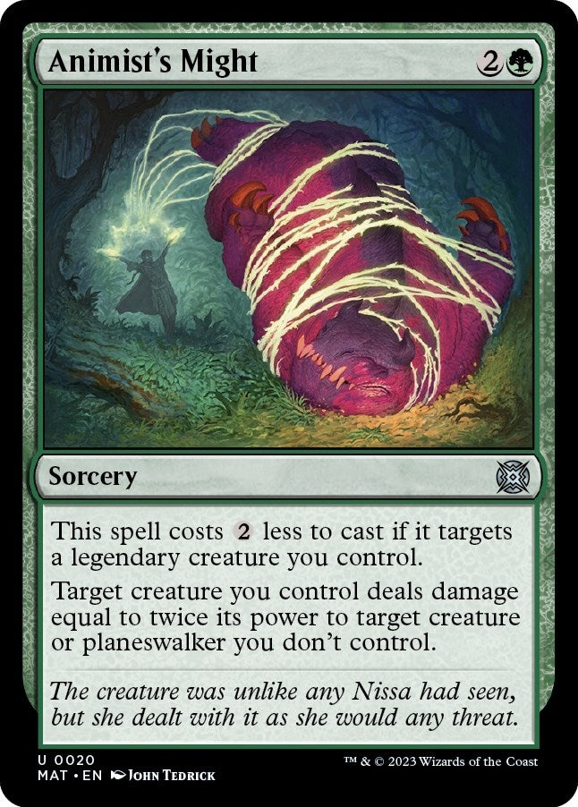 Image for Animist's Might (20) [March of the Machine: The Aftermath] - Magic: The Gathering