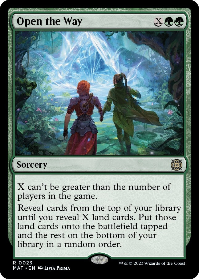 Image for Open the Way (23) [March of the Machine: The Aftermath] - Magic: The Gathering