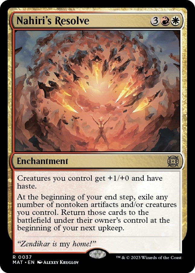 Image for Nahiri's Resolve (37) [March of the Machine: The Aftermath] - Magic: The Gathering