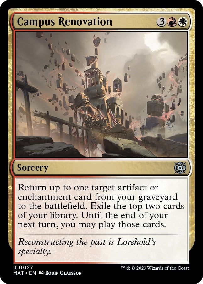 Image for Campus Renovation (27) [March of the Machine: The Aftermath] - Magic: The Gathering