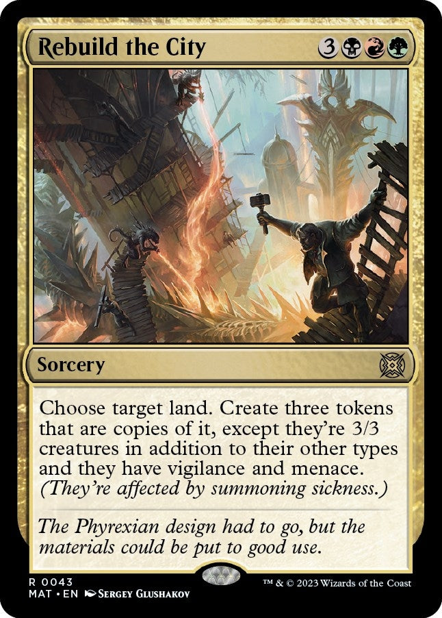 Image for Rebuild the City (43) [March of the Machine: The Aftermath] - Magic: The Gathering