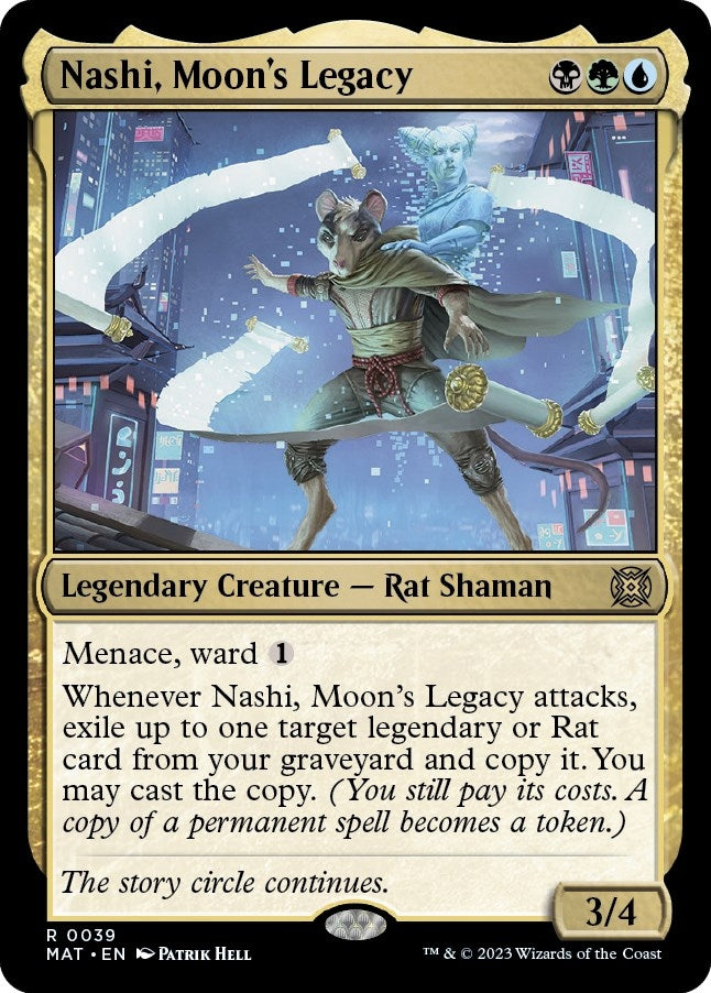 Image for Nashi, Moon's Legacy (39) [March of the Machine: The Aftermath] - Magic: The Gathering