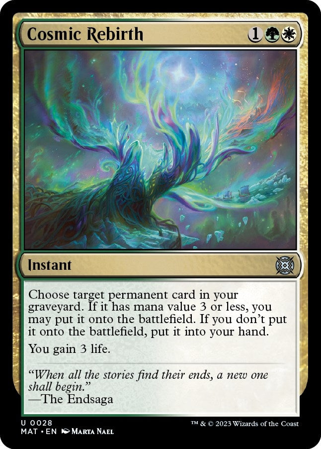 Image for Cosmic Rebirth (28) [March of the Machine: The Aftermath] - Magic: The Gathering