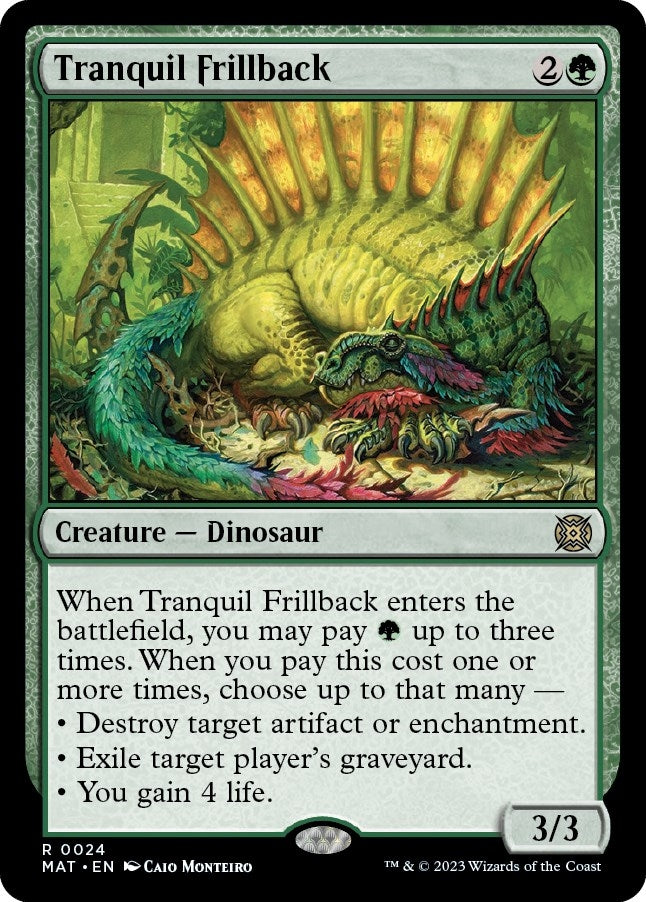 Image for Tranquil Frillback (24) [March of the Machine: The Aftermath] - Magic: The Gathering