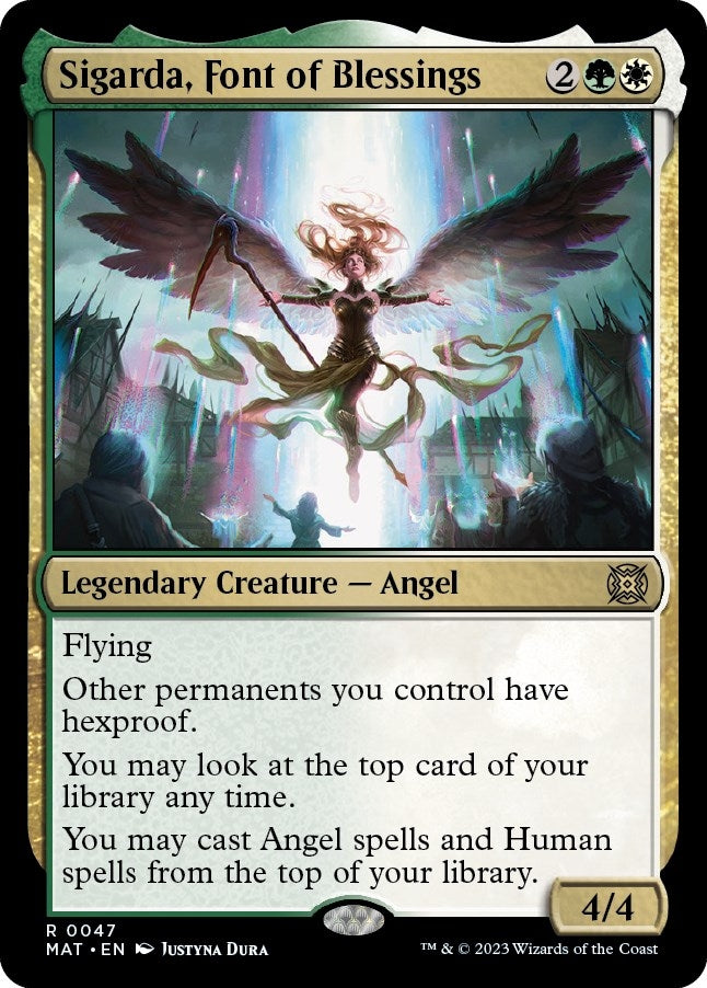 Image for Sigarda, Font of Blessings (47) [March of the Machine: The Aftermath] - Magic: The Gathering