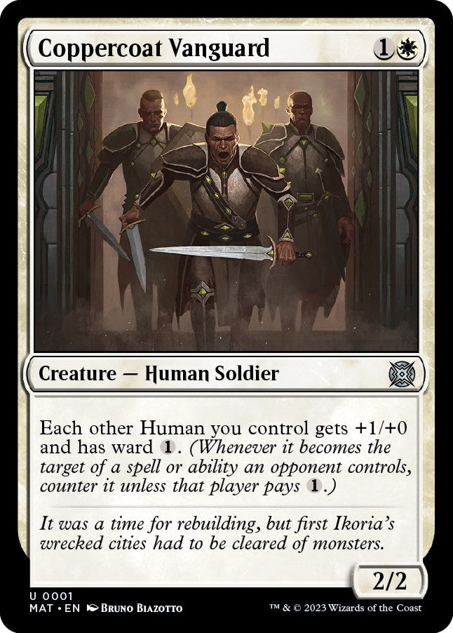 Image for Coppercoat Vanguard (1) [March of the Machine: The Aftermath] - Magic: The Gathering