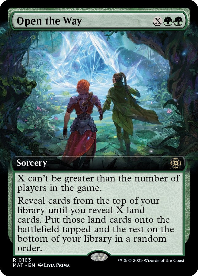 Image for Open the Way (Extended Art) (163) [March of the Machine: The Aftermath] - Magic: The Gathering