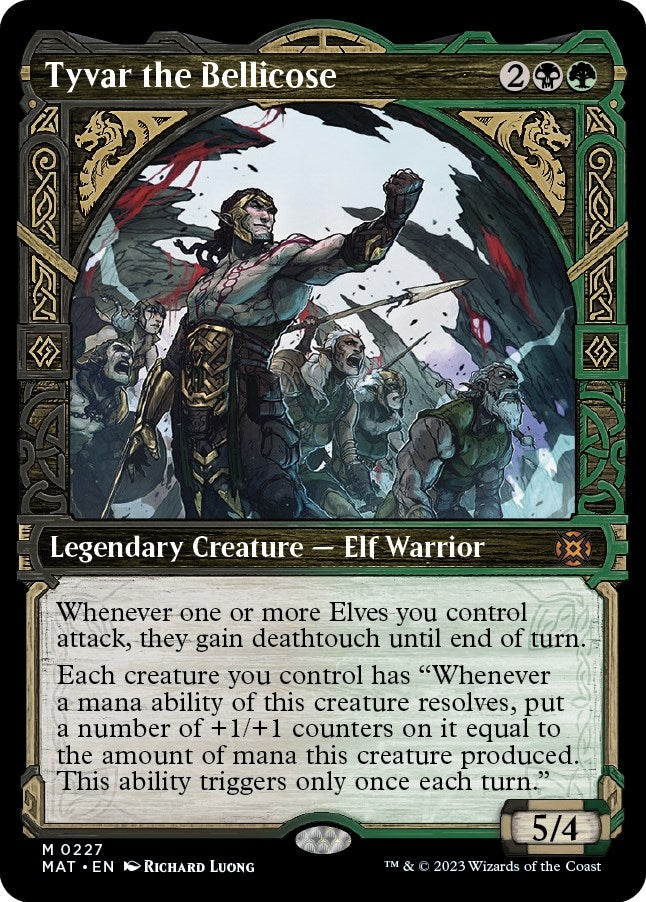 Image for Tyvar the Bellicose (Halo Foil) (227) [March of the Machine: The Aftermath] - Magic: The Gathering