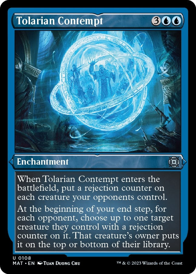 Image for Tolarian Contempt (Foil Etched) (108) [March of the Machine: The Aftermath] - Magic: The Gathering