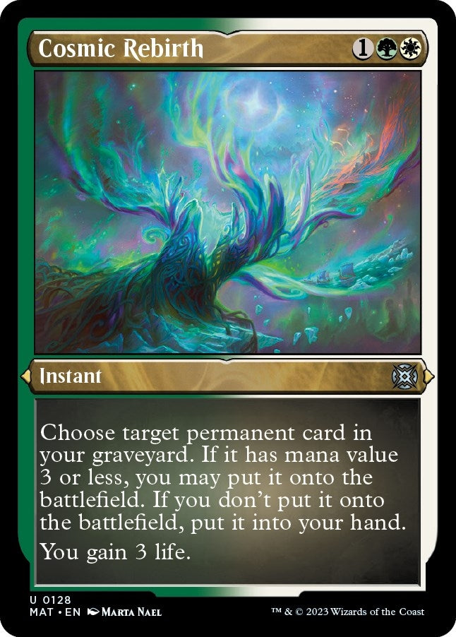 Image for Cosmic Rebirth (Foil Etched) (128) [March of the Machine: The Aftermath] - Magic: The Gathering