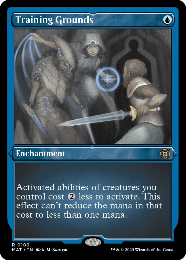 Image for Training Grounds (Foil Etched) (109) [March of the Machine: The Aftermath] - Magic: The Gathering