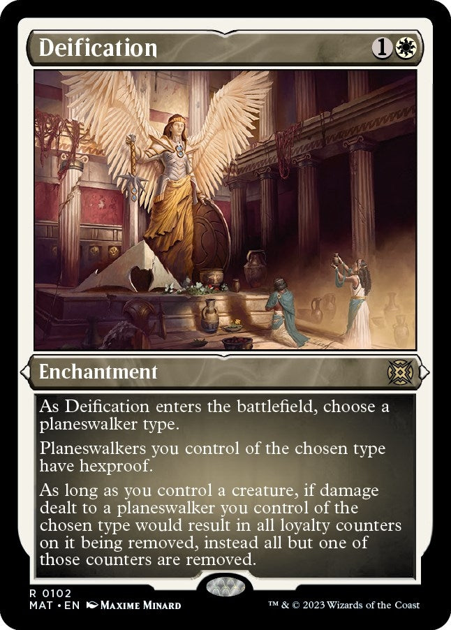 Image for Deification (Foil Etched) (102) [March of the Machine: The Aftermath] - Magic: The Gathering