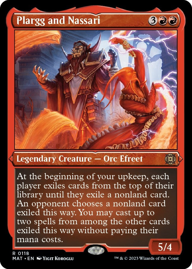 Image for Plargg and Nassari (Foil Etched) (118) [March of the Machine: The Aftermath] - Magic: The Gathering