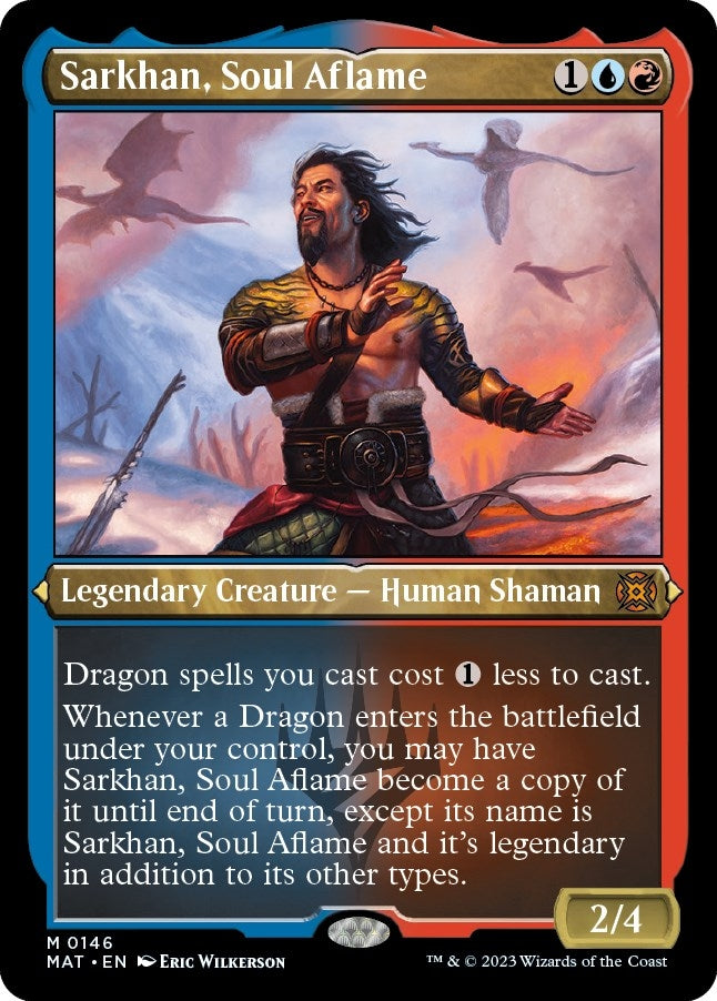 Image for Sarkhan, Soul Aflame (Foil Etched) (146) [March of the Machine: The Aftermath] - Magic: The Gathering