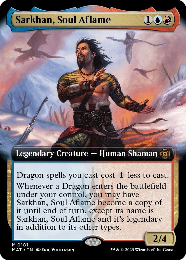 Image for Sarkhan, Soul Aflame (Extended Art) (181) [March of the Machine: The Aftermath] - Magic: The Gathering