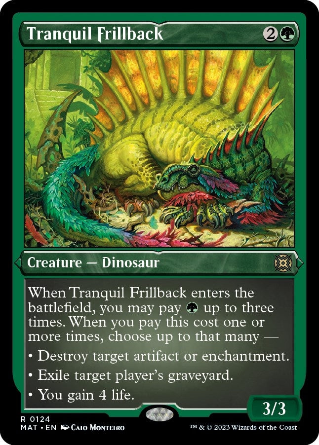 Image for Tranquil Frillback (Foil Etched) (124) [March of the Machine: The Aftermath] - Magic: The Gathering