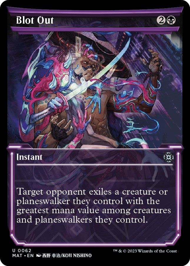 Image for Blot Out (Showcase) (62) [March of the Machine: The Aftermath] - Magic: The Gathering