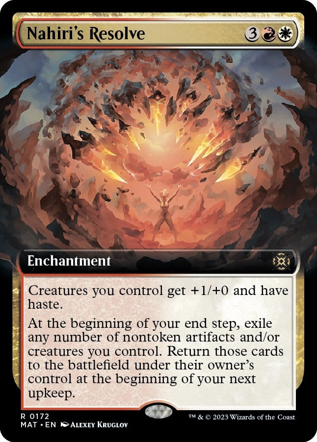 Image for Nahiri's Resolve (Extended Art) (172) [March of the Machine: The Aftermath] - Magic: The Gathering