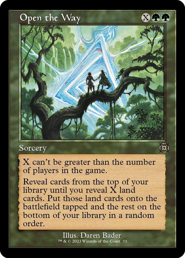 Image for Open the Way (Retro Frame) (73) [March of the Machine: The Aftermath] - Magic: The Gathering