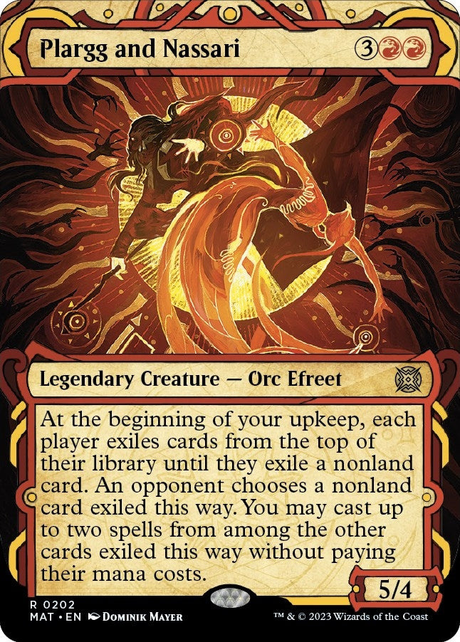 Image for Plargg and Nassari (Halo Foil) (202) [March of the Machine: The Aftermath] - Magic: The Gathering
