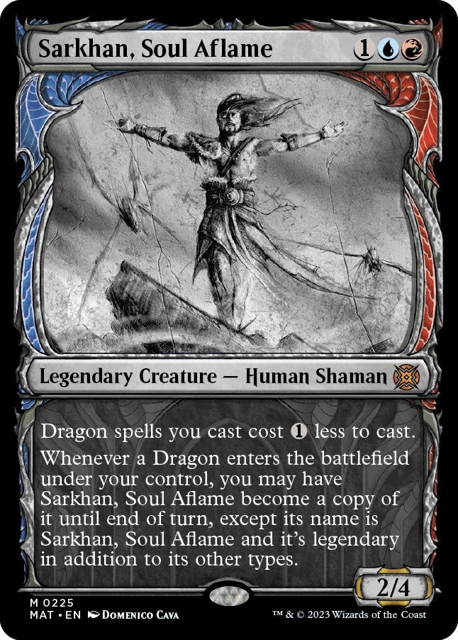 Image for Sarkhan, Soul Aflame (Halo Foil) (225) [March of the Machine: The Aftermath] - Magic: The Gathering